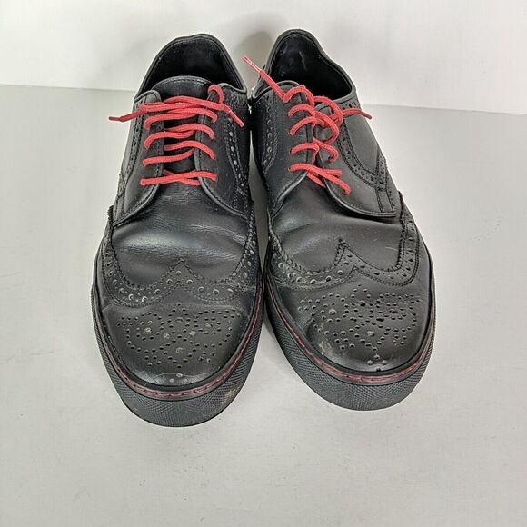 Creative Recreation X Barney's ZERILLI Black Wingtip Sneaker Will.I.Am Size 10 - Picture 5 of 10